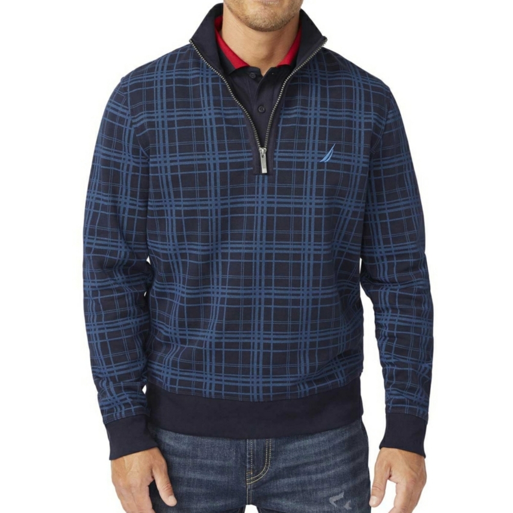 NWT Nautica Quarter Zip Fleece Pullover